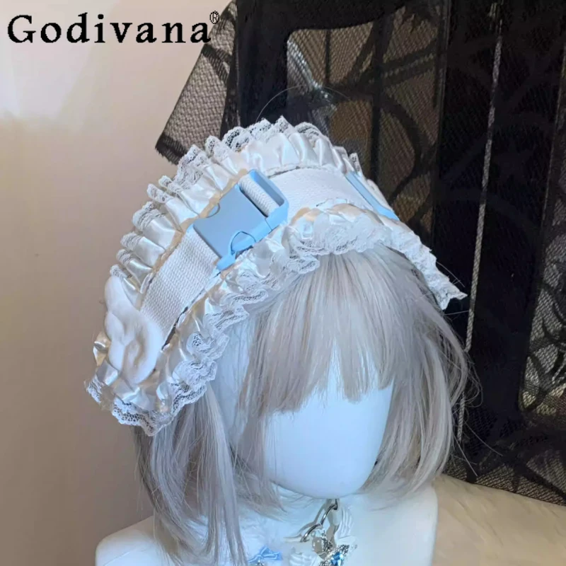 Elegant Lace Fashion Age Reduction Versatile Cute Wing Headband Gothic Lolita Personality Subculture Headdress
Elegant Lace Fashion Age Reduction Versatile Cute Wing Headband Gothic Lolita Personality Subculture Headdress