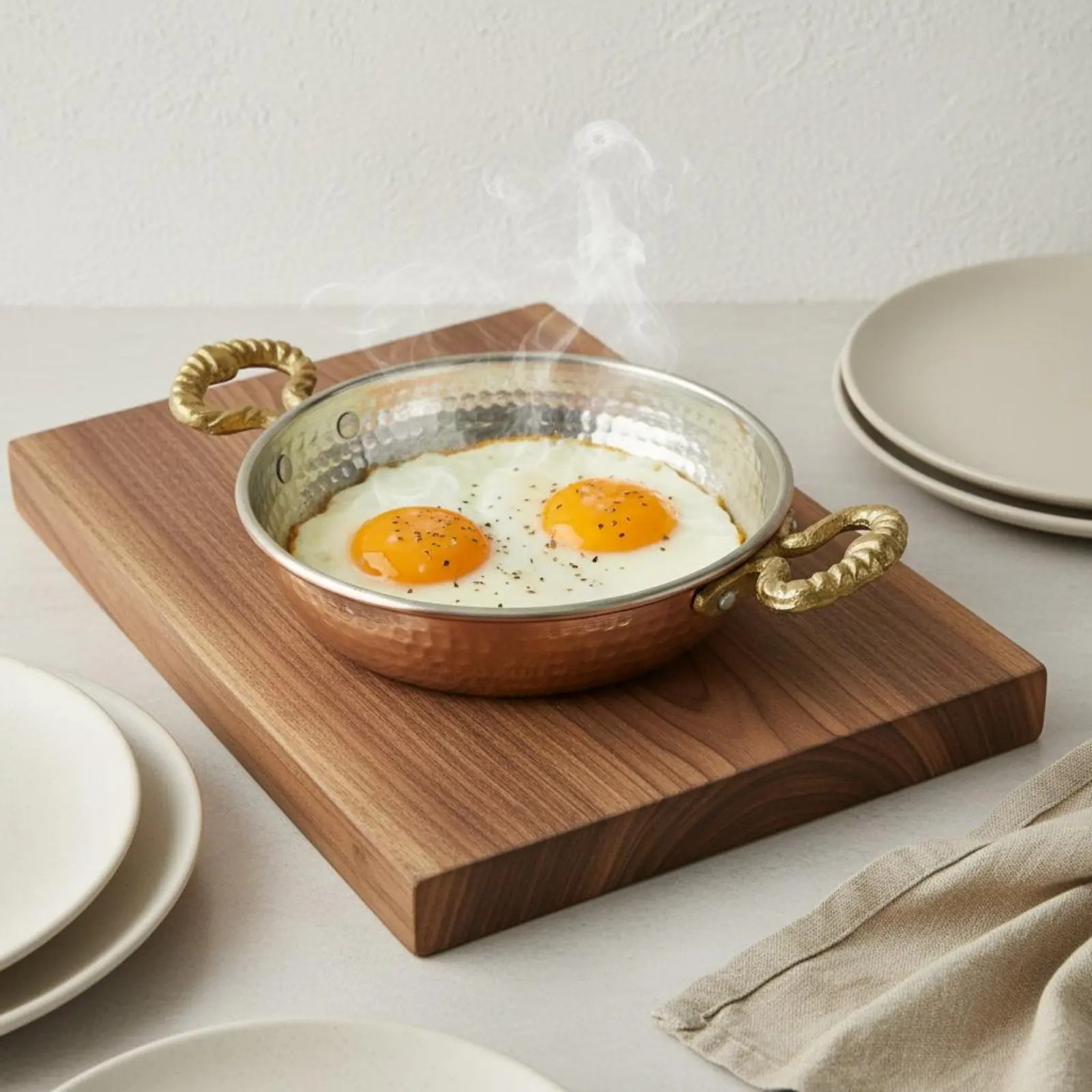 Turkish Copper Pan Authentic Design Hammered Copper Pan Handmade Hammered Skillet Fast Heat Conduction for Cooking Aficionados
Turkish Copper Pan Authentic Design Hammered Copper Pan Handmade Hammered Skillet Fast Heat Conduction for Cooking Aficionados