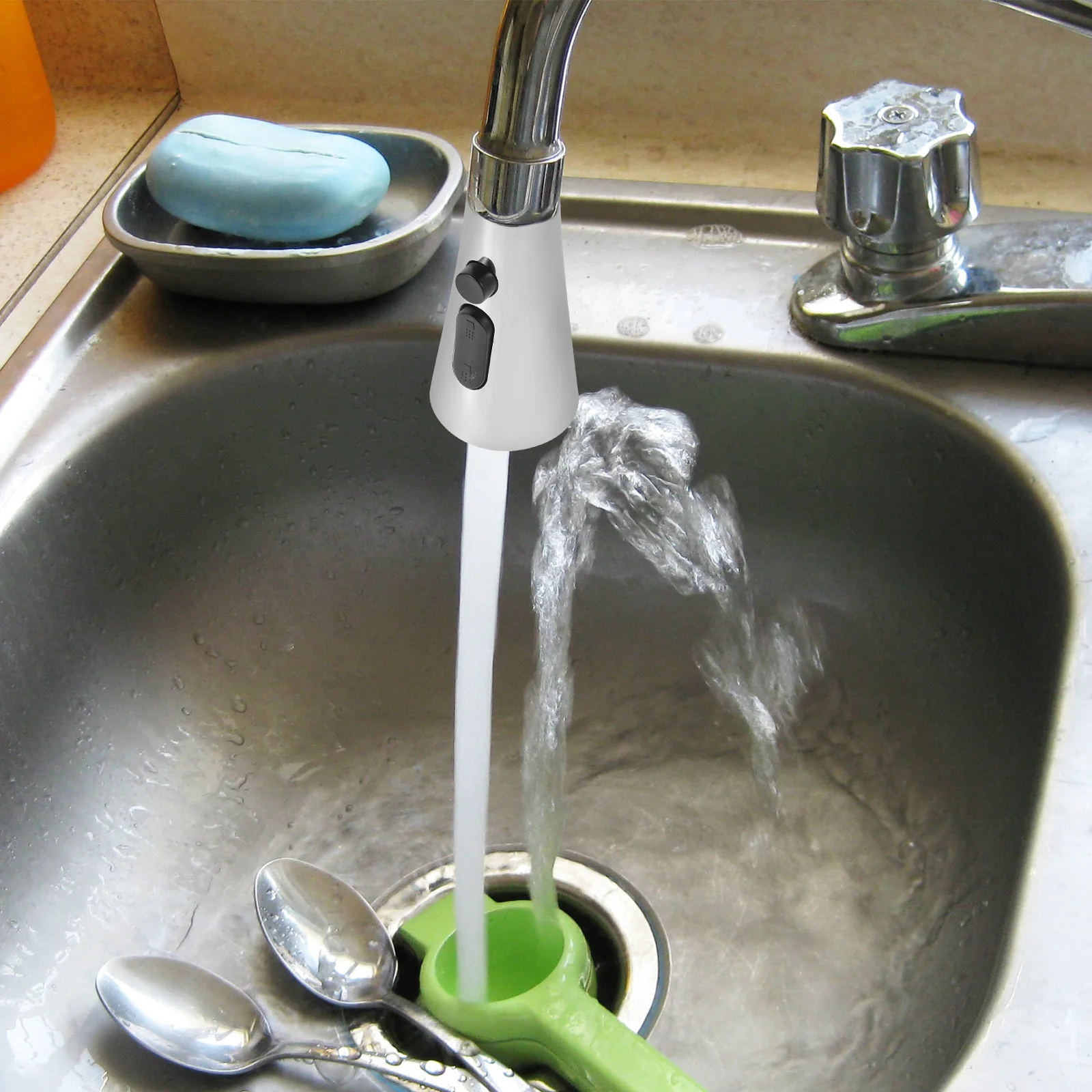 Pull Out Faucet Sprayer Rotatable Aerator Kitchen Sink Replacement ABS Copper Three Modes Water Flow Bathroom Toilet Washroom
Pull Out Faucet Sprayer Rotatable Aerator Kitchen Sink Replacement ABS Copper Three Modes Water Flow Bathroom Toilet Washroom