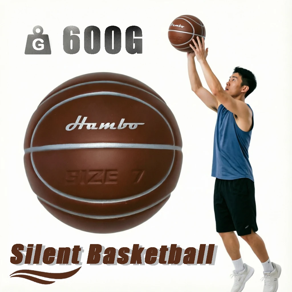 New Silent Basketball 600G-Size 7 for Men, 450G-Size 6 for Women/Teen Quietly Dribble Indoor Foam Airless Basketball SilentTrain
New Silent Basketball 600G-Size 7 for Men, 450G-Size 6 for Women/Teen Quietly Dribble Indoor Foam Airless Basketball SilentTrain