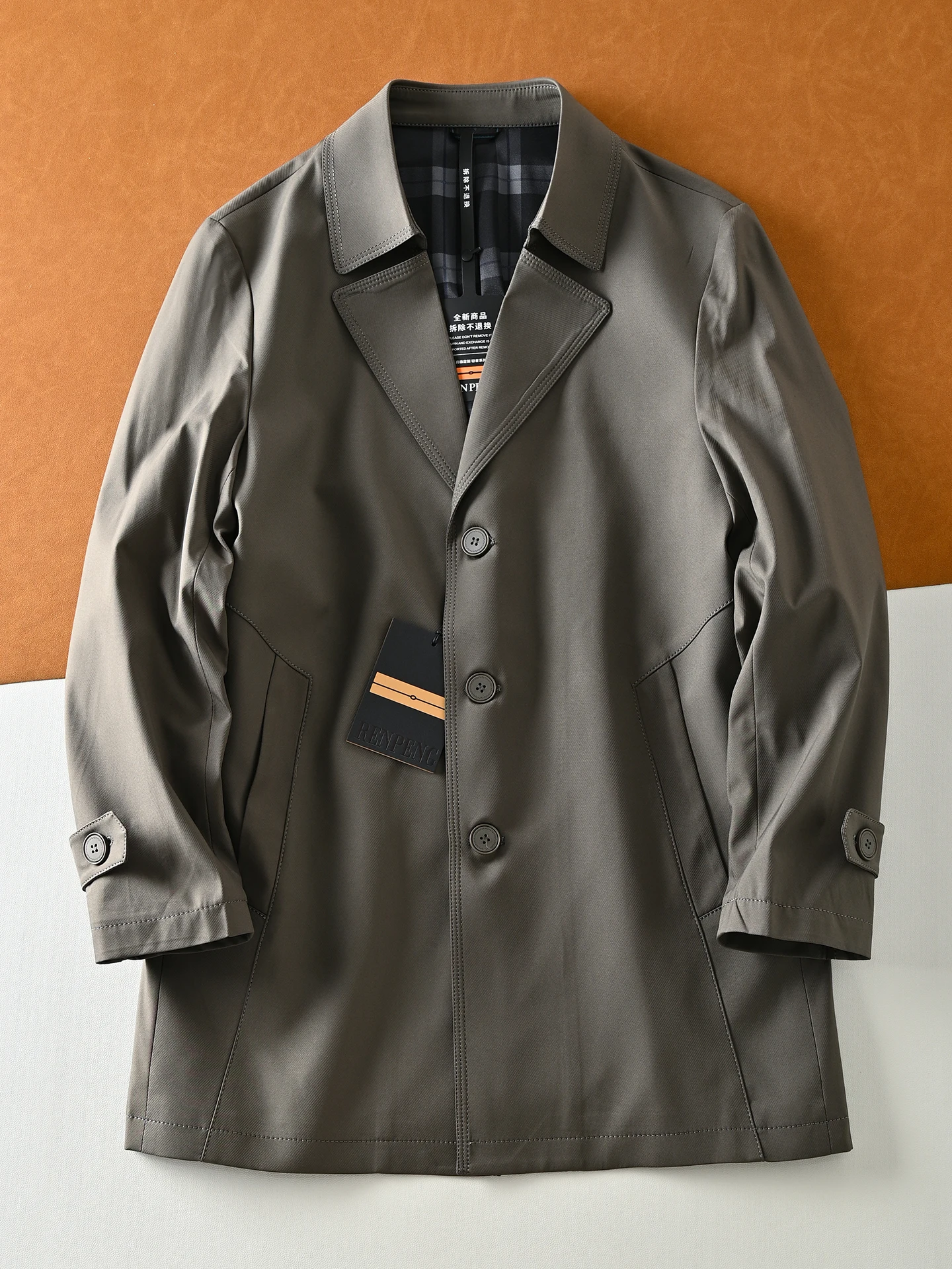 Briti Sle Men's Casual Mid-Length Coat Autumn Winter Busin Leisure Men's Jaet Polyester Fiber Stand Fit Youth
Briti Sle Men's Casual Mid-Length Coat Autumn Winter Busin Leisure Men's Jaet Polyester Fiber Stand Fit Youth