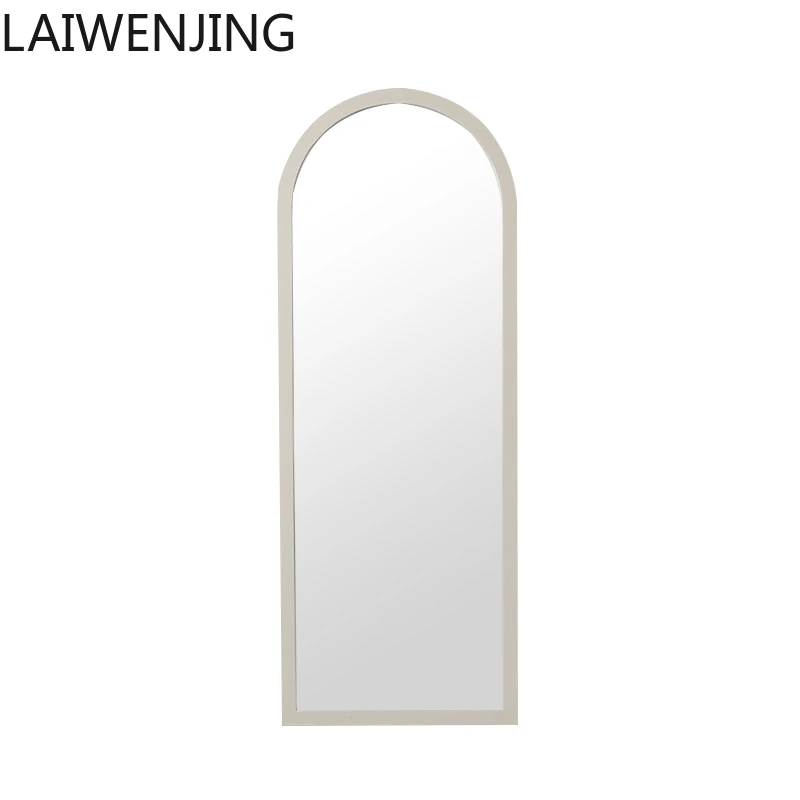 HLZ art floor mirror Nordic style vertical clothing store fitting mirror household white arched full-length mirror
HLZ art floor mirror Nordic style vertical clothing store fitting mirror household white arched full-length mirror