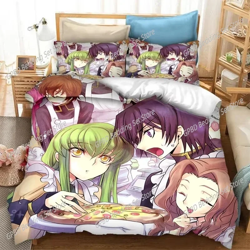 3D Printed Anime Code Geass Lelouch C.C. Comfortable Duvet Cover Pillowcase Bedding Set Children Bedroom Decoration Home Textile
3D Printed Anime Code Geass Lelouch C.C. Comfortable Duvet Cover Pillowcase Bedding Set Children Bedroom Decoration Home Textile