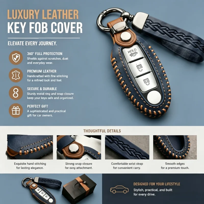 Luxury Car Key Case Cover For Nissan Leaf Micra Qashqai J11 J10 X Trail T32 Versa Note Patrol Fob Keychain Accessories
Luxury Car Key Case Cover For Nissan Leaf Micra Qashqai J11 J10 X Trail T32 Versa Note Patrol Fob Keychain Accessories