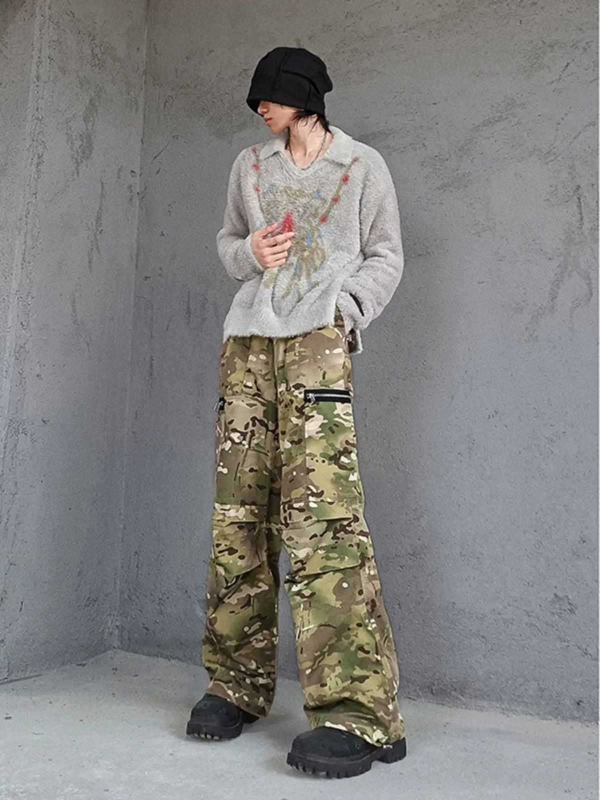 Мужские камуфляжные брюки Cool Street Sle, весенне-осенние брюки для работы на открытом воздухе, модные молодежные повседневные брюки для отдыха
Мужские камуфляжные брюки Cool Street Sle, весенне-осенние брюки для работы на открытом воздухе, модные молодежные повседневные брюки для отдыха