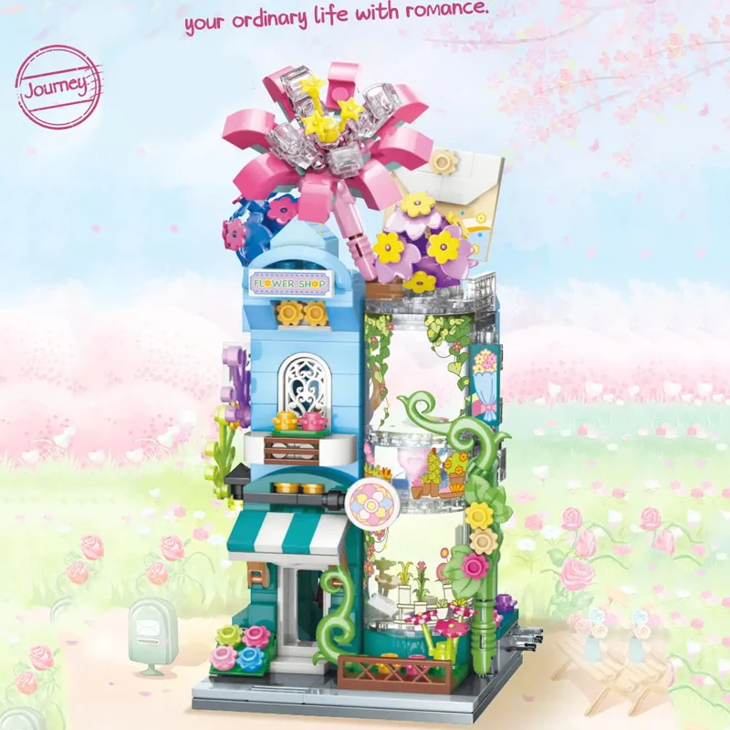 Creative City Street View Building Blocks Candy Shop Flower Room Aquarium Building Assembly Bricks Toys Children Christmas Gifts
Creative City Street View Building Blocks Candy Shop Flower Room Aquarium Building Assembly Bricks Toys Children Christmas Gifts