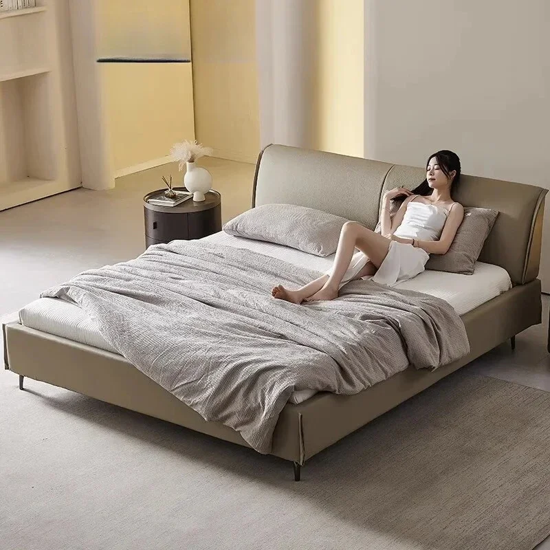 B Fashion Simple Leather Soft Bed Master Bedroom Double Bed Minimalist Light Luxury King Size Bed Can Be Customized
B Fashion Simple Leather Soft Bed Master Bedroom Double Bed Minimalist Light Luxury King Size Bed Can Be Customized