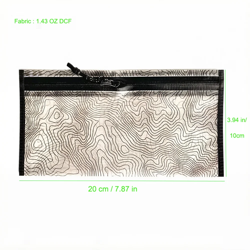 YKK Zipper Pouch Water-repellent DCF Ultralight Print Outdoor Hiking Organizer Storage Bag 1.43oz Wallet Card Coin Passport
YKK Zipper Pouch Water-repellent DCF Ultralight Print Outdoor Hiking Organizer Storage Bag 1.43oz Wallet Card Coin Passport