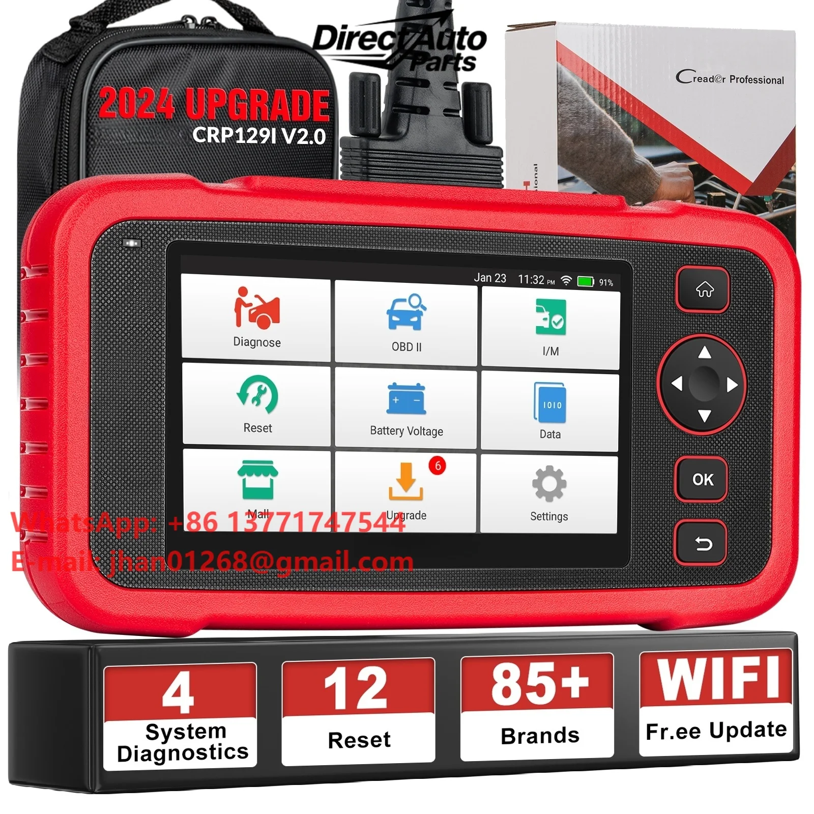 For Lancol Wider Vehicle Coverage 1996-2024 D Scanner Diagnostic Tool Works on 99% Cars 1-Year Warranty
For Lancol Wider Vehicle Coverage 1996-2024 D Scanner Diagnostic Tool Works on 99% Cars 1-Year Warranty