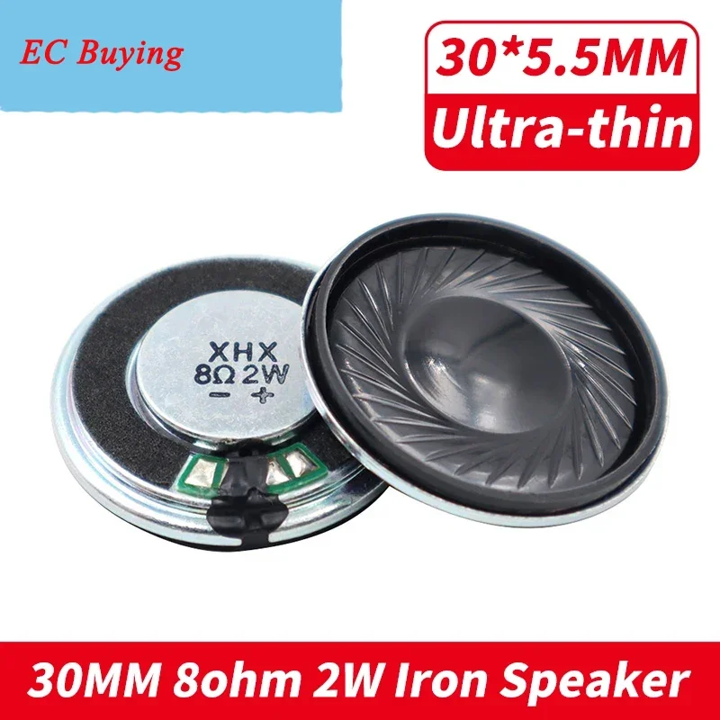 2Pcs/Lot 30MM 8Ohm 2W Iron Case Internal Magnet Speaker Ultra-thin 30*5.5MM Diameter 30 MM 8 Ohm 2 Watt Loud Speaker Loudspeaker
2Pcs/Lot 30MM 8Ohm 2W Iron Case Internal Magnet Speaker Ultra-thin 30*5.5MM Diameter 30 MM 8 Ohm 2 Watt Loud Speaker Loudspeaker
