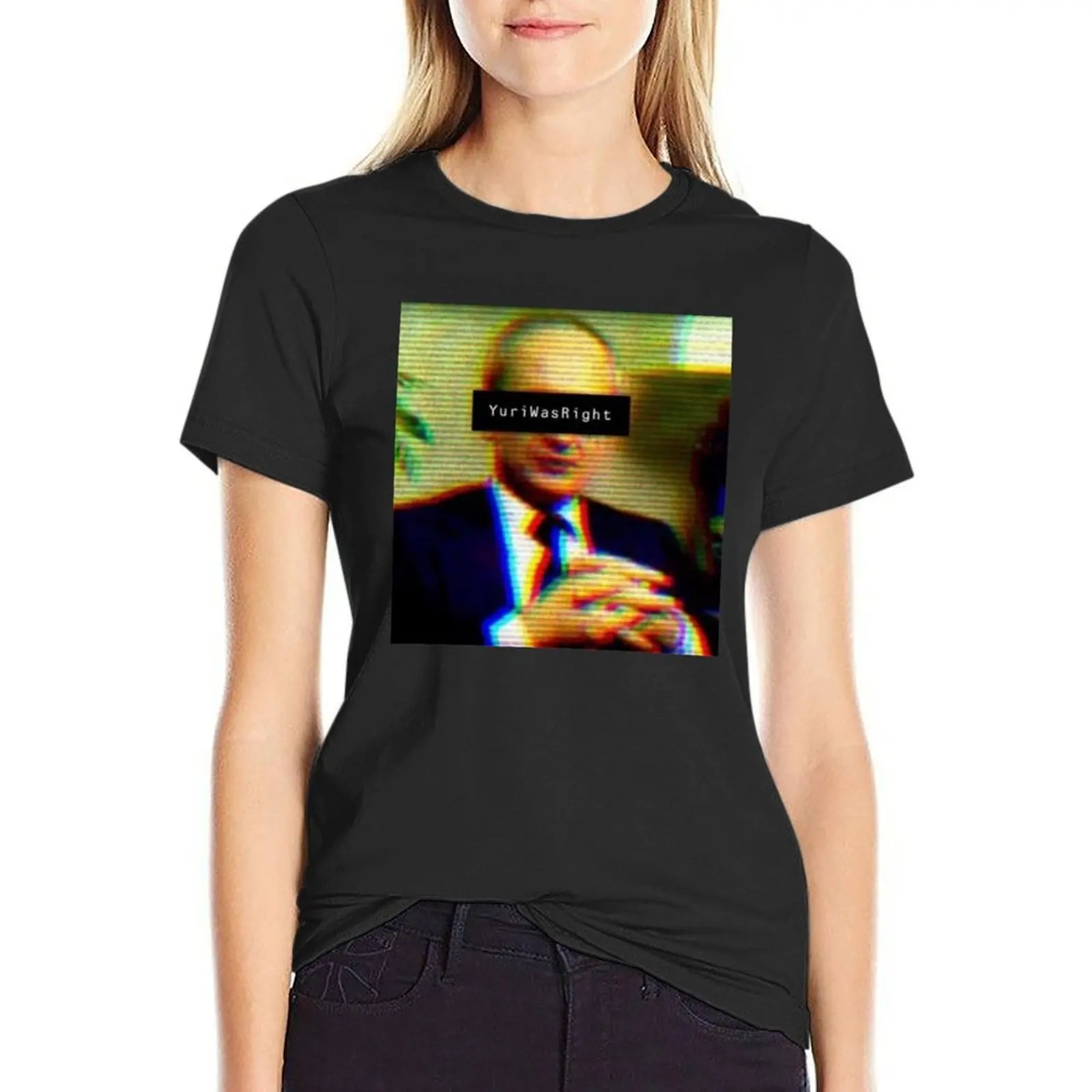 Yuri Bezmenov - Yuri Was Right T-shirt cute tops graphics korean Women's clothes
Yuri Bezmenov - Yuri Was Right T-shirt cute tops graphics korean Women's clothes