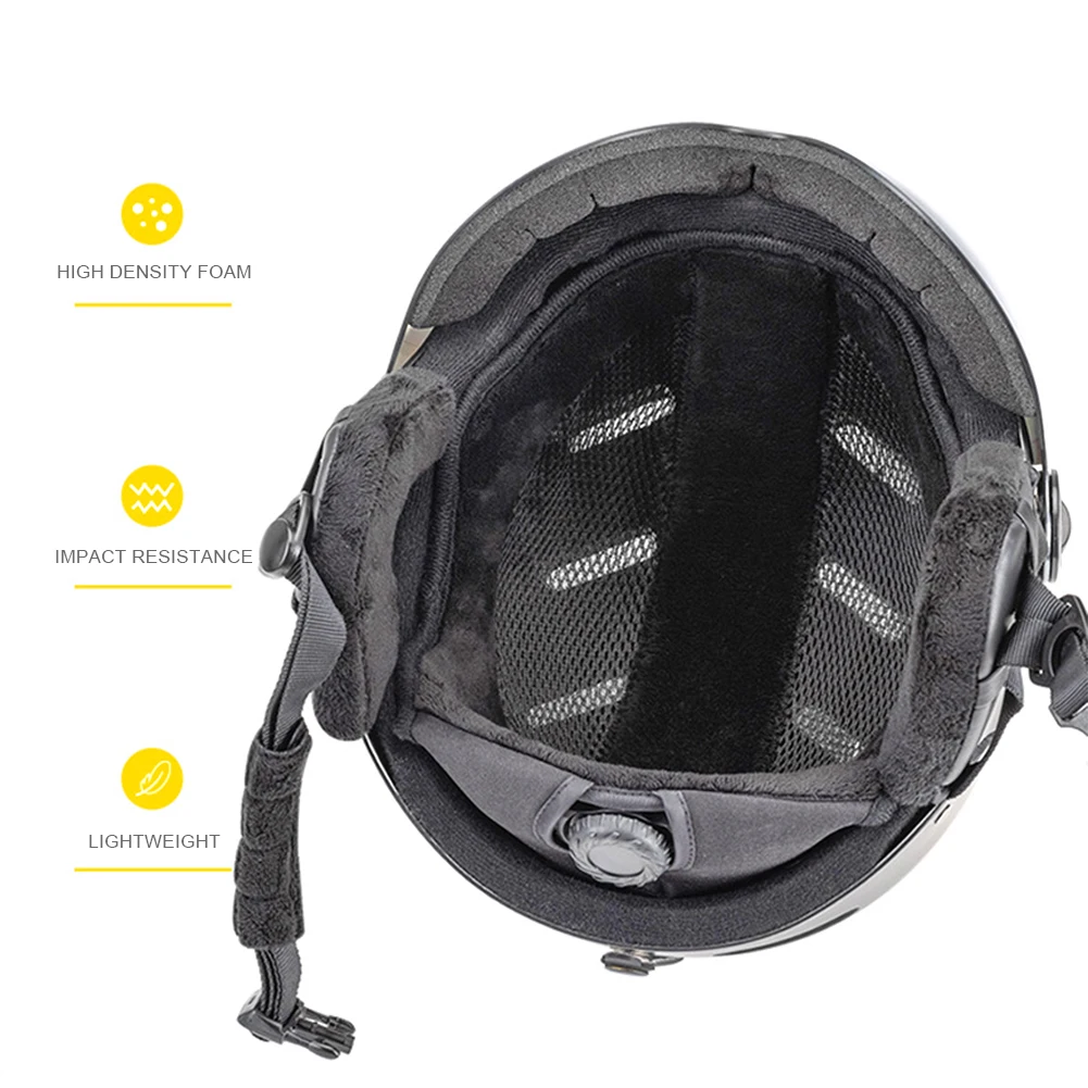 Ski & Snowboard Helmet Windproof Snow Ski Helmet with Detachable Glasses with Ear Protection for Skiing Skateboard Snowboarding
Ski & Snowboard Helmet Windproof Snow Ski Helmet with Detachable Glasses with Ear Protection for Skiing Skateboard Snowboarding