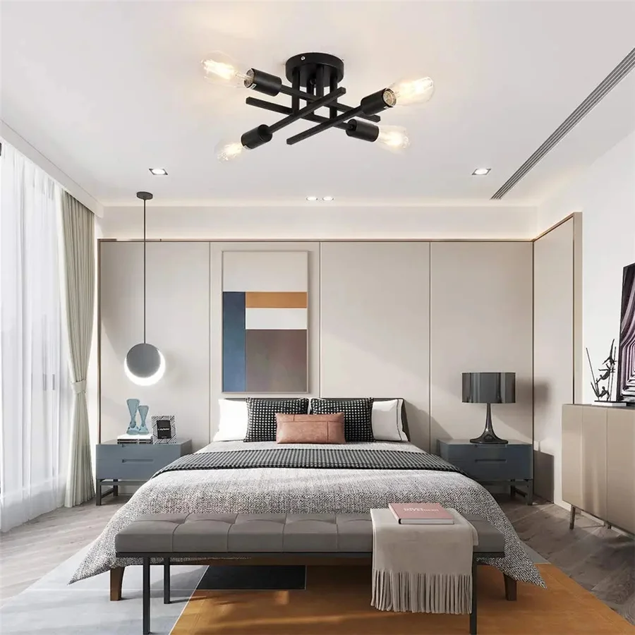 Modern LED Ceiling Lights Industrial Iron Art Nordic Minimalist Home Decoration Chandeliers Living Room Dining Room Ceiling Lamp
Modern LED Ceiling Lights Industrial Iron Art Nordic Minimalist Home Decoration Chandeliers Living Room Dining Room Ceiling Lamp