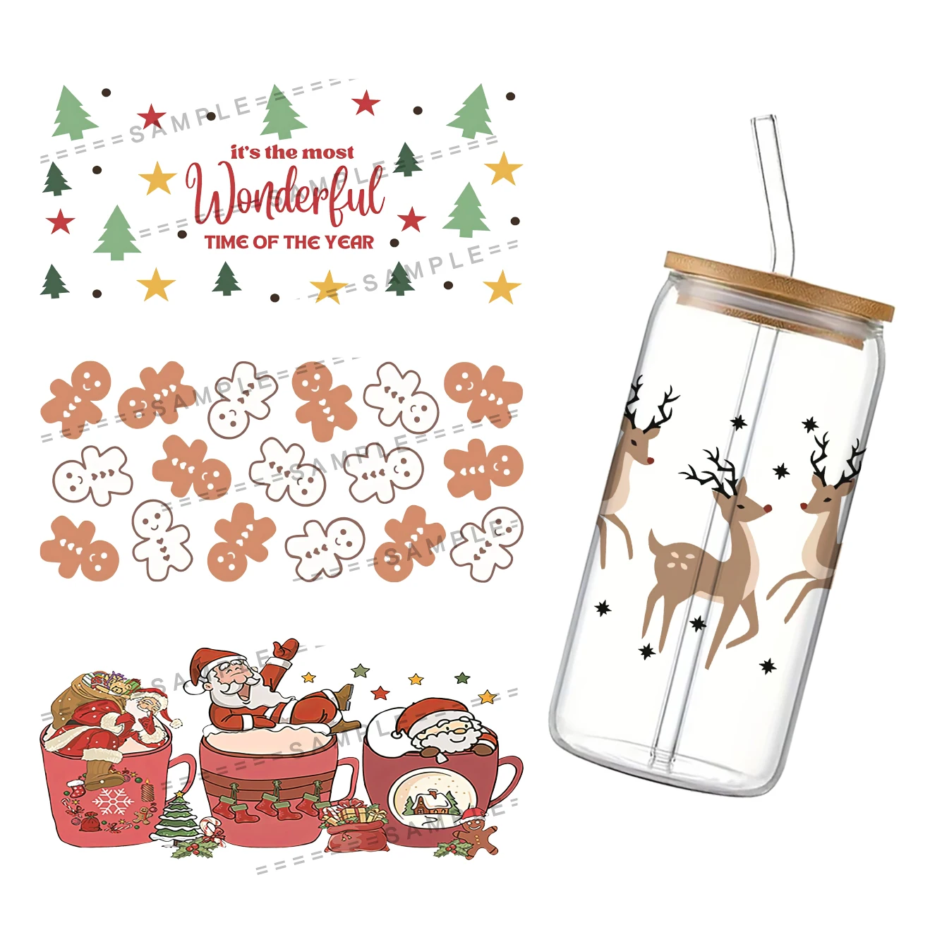 11x24cm Christmas Series For Libbey 16oz Can Glass UV DTF Coffee Can Wrap Libbey Glass Wrap Cartoon
11x24cm Christmas Series For Libbey 16oz Can Glass UV DTF Coffee Can Wrap Libbey Glass Wrap Cartoon