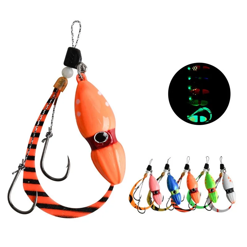 2pcs Gourd Slider Jig Saltwater Jigging Lure Slow Jig Head with Skirt Lureluminous Fishing Bait with Squid Hook Snapper Grouper
2pcs Gourd Slider Jig Saltwater Jigging Lure Slow Jig Head with Skirt Lureluminous Fishing Bait with Squid Hook Snapper Grouper