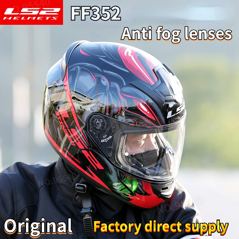 LS2 helmet motorcycle full helmet men and women electric vehicle anti fog Kart racing helmet FF352 send big tail motorcycle helm
LS2 helmet motorcycle full helmet men and women electric vehicle anti fog Kart racing helmet FF352 send big tail motorcycle helm