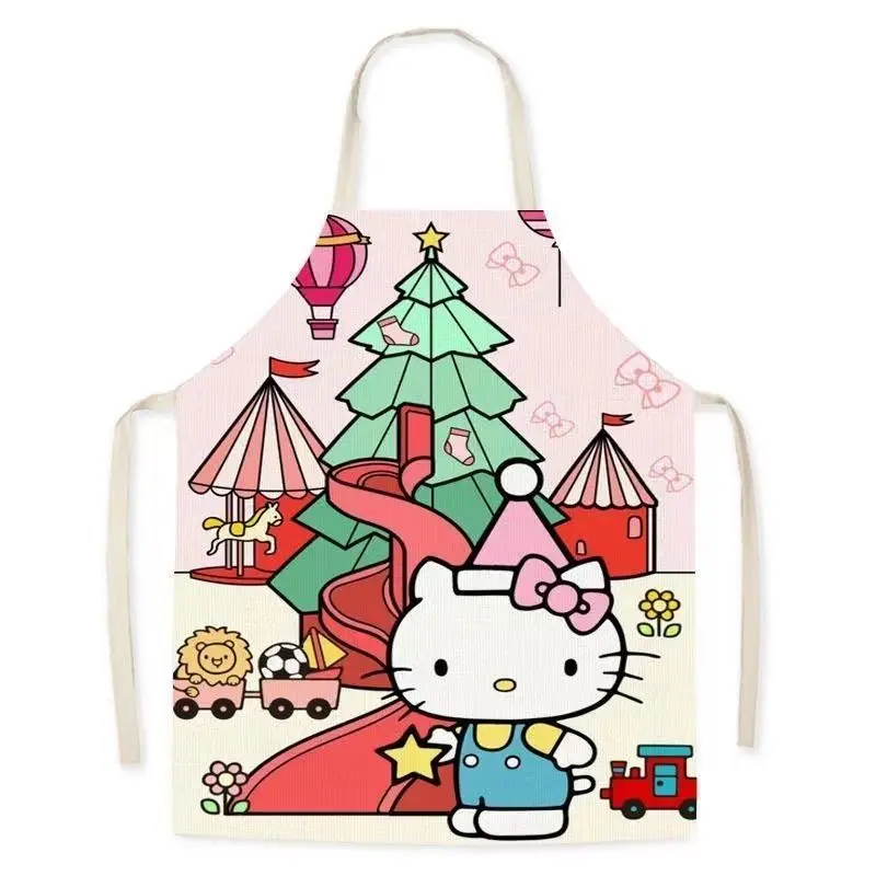 Cartoon HelloKitty Anti-dirty Apron Cute Sanrio Cinnamon Dog Parent-child Apron Anti-oil Linen Sleeveless Waist Cleaning Tool
Cartoon HelloKitty Anti-dirty Apron Cute Sanrio Cinnamon Dog Parent-child Apron Anti-oil Linen Sleeveless Waist Cleaning Tool