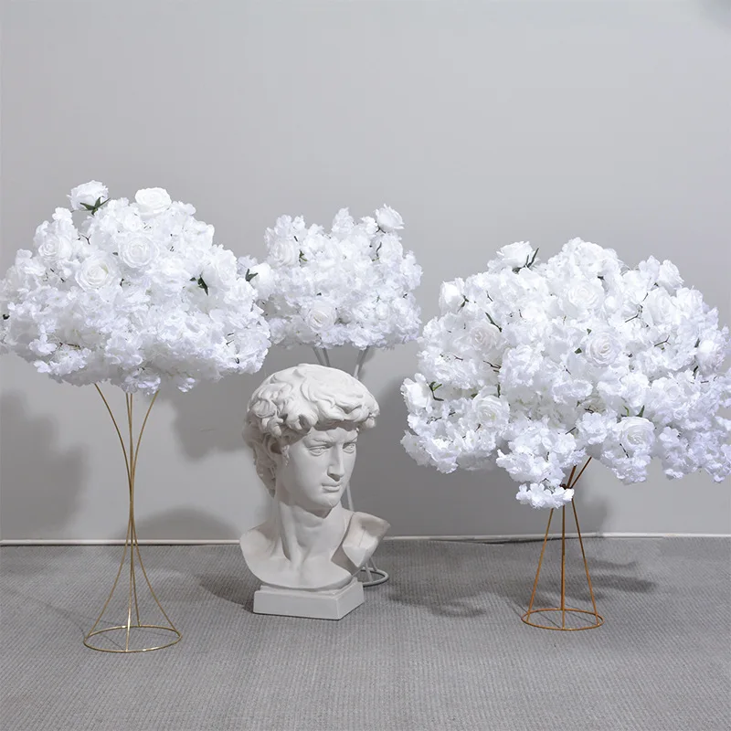 Romantic White Artificial Flower Ball Rose Flower Centerpieces Decoration For Wedding Party
Romantic White Artificial Flower Ball Rose Flower Centerpieces Decoration For Wedding Party