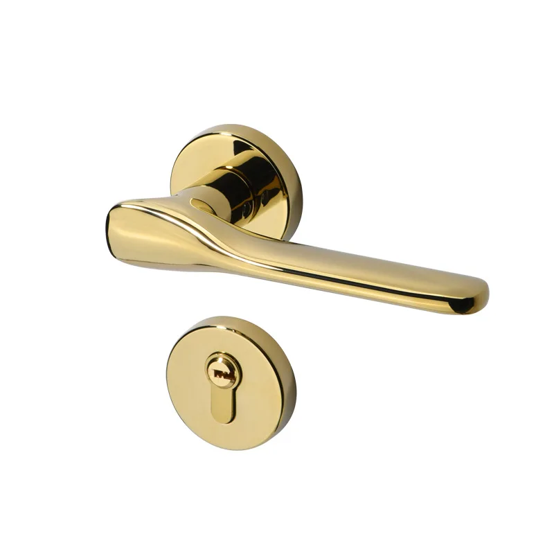 Indoor Door Lock PVD Bright Golden Door Lock Nordic Modern Minimalist Bedroom Household Magnetic Suction Silent Split Lock
Indoor Door Lock PVD Bright Golden Door Lock Nordic Modern Minimalist Bedroom Household Magnetic Suction Silent Split Lock