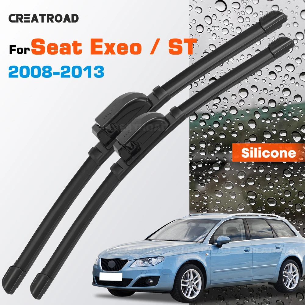 Silicone Wiper Blades Fit For Seat Exeo / ST 2008-2013 Coated Silent HD Wear-Resistant Car Windshield Wipers 22"+22"
Silicone Wiper Blades Fit For Seat Exeo / ST 2008-2013 Coated Silent HD Wear-Resistant Car Windshield Wipers 22"+22"