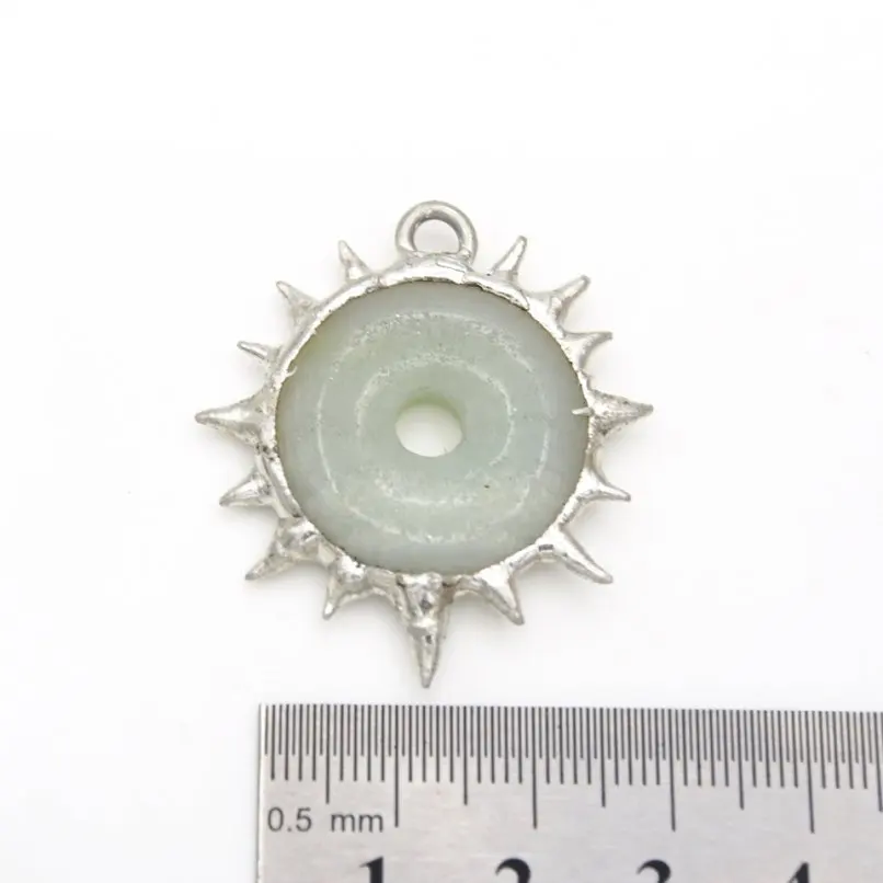 10Pcs Coin Shape Organic Claws Thorns Bubble Claw Spiky Pendant Semi-precious Stone Amazonite Handmade Brutalist Y2k Soldered
10Pcs Coin Shape Organic Claws Thorns Bubble Claw Spiky Pendant Semi-precious Stone Amazonite Handmade Brutalist Y2k Soldered
