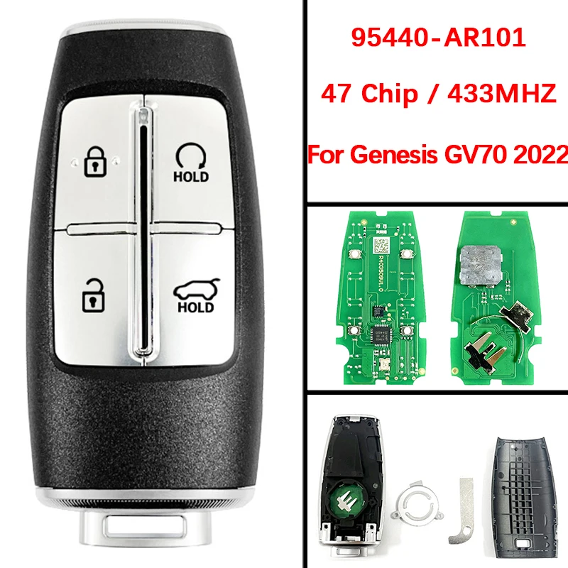 CN020360 Послепродажный 4-кнопочный смарт-брелок FCCID TQ8-FOB-4F37 PN 95440-AR101 ЧИП 47 433 МГц для Hyundai Genesis GV70 2022
CN020360 Послепродажный 4-кнопочный смарт-брелок FCCID TQ8-FOB-4F37 PN 95440-AR101 ЧИП 47 433 МГц для Hyundai Genesis GV70 2022