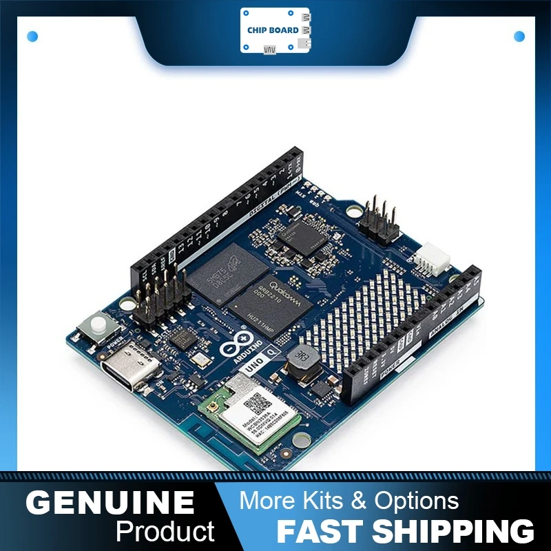 Arduino UNO Q High-Performance AI Board for Vision Recognition, Voice Control & Motion Detection
Arduino UNO Q High-Performance AI Board for Vision Recognition, Voice Control & Motion Detection