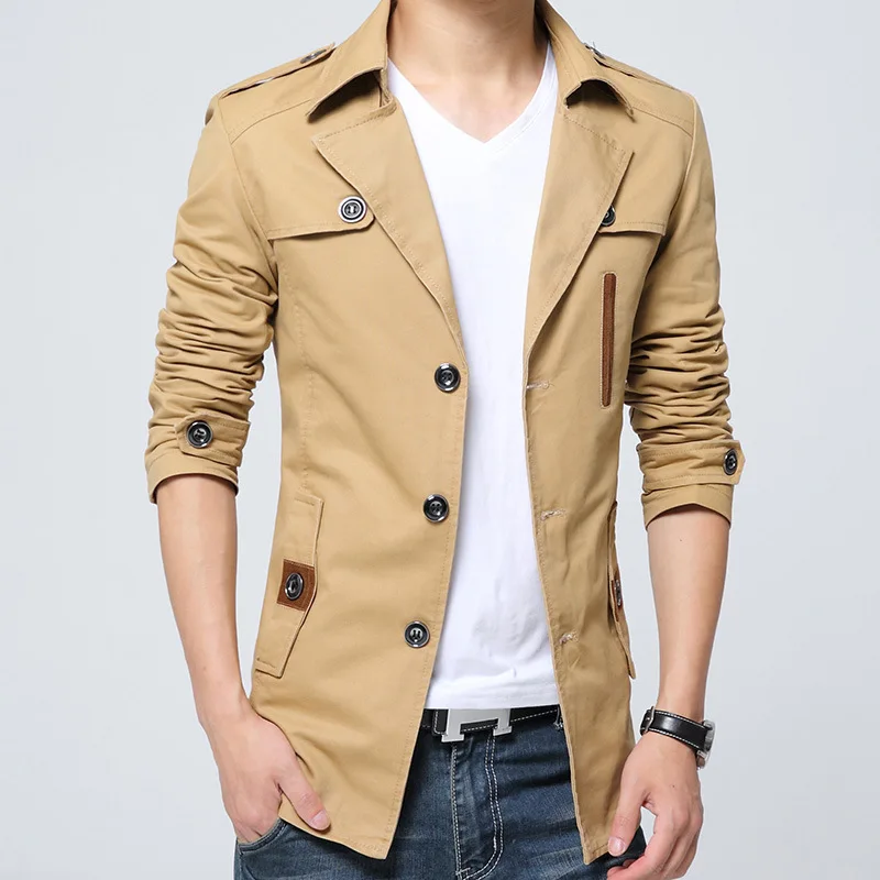 Autumn Pure Cotton Trench Coat Men Pop Wash Windbreaker Overcoat Slim Long Coat Turn Down Collar Casual Jacket Blue Zoeva
Autumn Pure Cotton Trench Coat Men Pop Wash Windbreaker Overcoat Slim Long Coat Turn Down Collar Casual Jacket Blue Zoeva