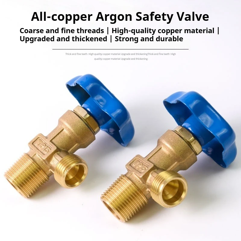 WP-15 Small Argon Cylinder Valve, Full Copper Bottle Head Assembly, Gas Cylinder On-Off Switch Safety Valve
WP-15 Small Argon Cylinder Valve, Full Copper Bottle Head Assembly, Gas Cylinder On-Off Switch Safety Valve