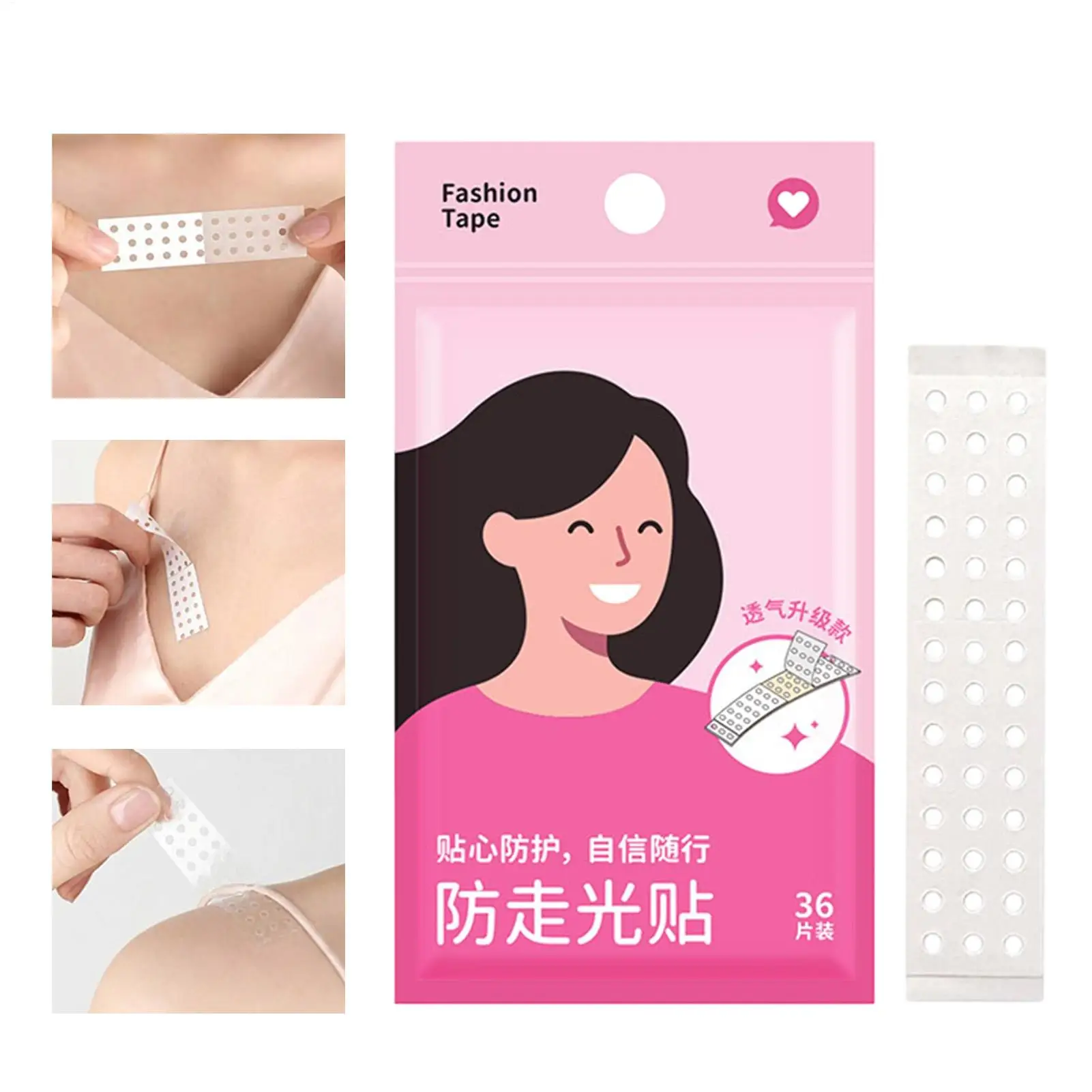 36Pcs Transparent Clothes Tape Double Sided Breathable No Show Sticky Sheets For Necklines Dresses Bra Straps, Ladies Teens
36Pcs Transparent Clothes Tape Double Sided Breathable No Show Sticky Sheets For Necklines Dresses Bra Straps, Ladies Teens