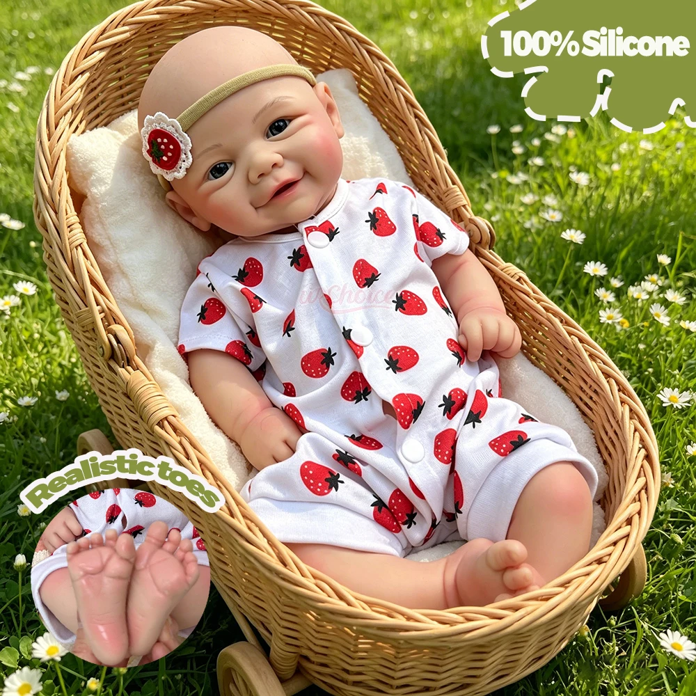 Full Body Silicone Reborn Baby 17”Lifelike Skin Details Handmade Open Eyes 1:1 Weight Real Touch Makeup Training Doll DIY Gift
Full Body Silicone Reborn Baby 17”Lifelike Skin Details Handmade Open Eyes 1:1 Weight Real Touch Makeup Training Doll DIY Gift