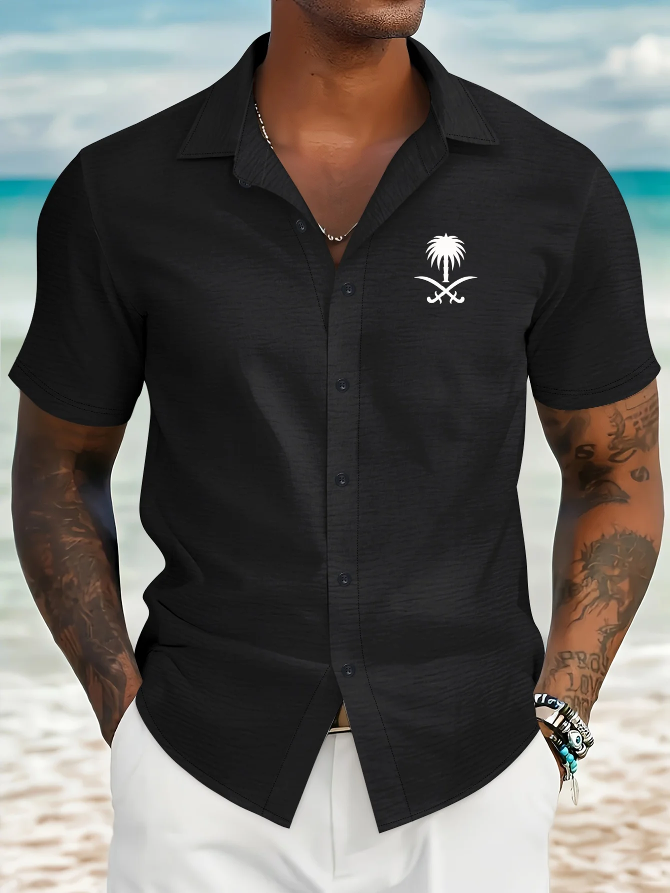 Летняя мужская ретро трикотажная полосатая рубашка-поло с воротником-стойкой, однотонная, с короткими рукавами, модная, легкая, роскошная, модная трикотажная одежда
Летняя мужская ретро трикотажная полосатая рубашка-поло с воротником-стойкой, однотонная, с короткими рукавами, модная, легкая, роскошная, модная трикотажная одежда