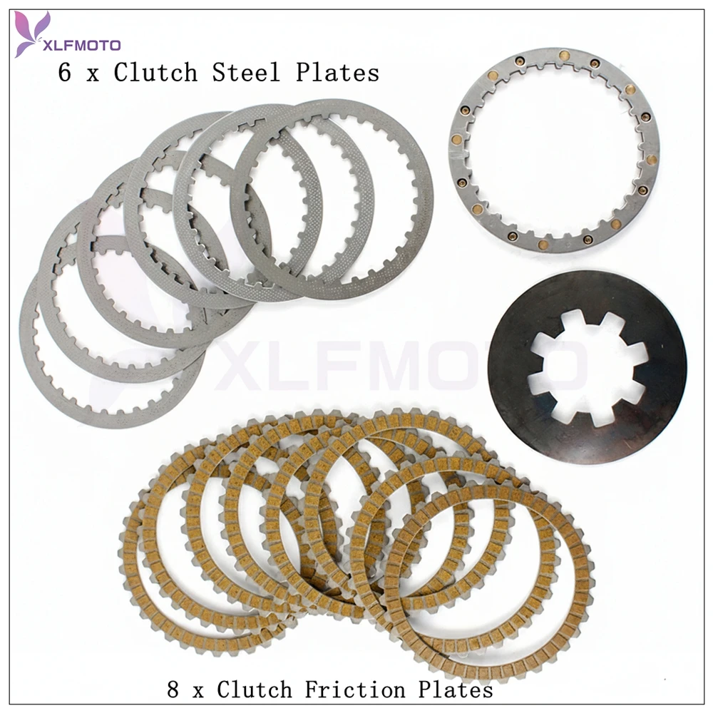 Motorcycle Parts Clutch Plates Kit Set Steel Plates For Harley Sportster 883 1200 Forty Eight Iron 883 1200 Roadster 1991-2022
Motorcycle Parts Clutch Plates Kit Set Steel Plates For Harley Sportster 883 1200 Forty Eight Iron 883 1200 Roadster 1991-2022