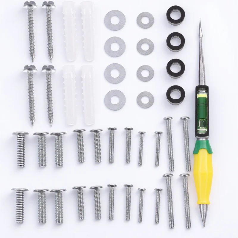 1 set Mounting Replacement Heavy Duty Iron Wall Mount Hardware Kit For Bracket Installation Accessories Mounting Supplies Metal
1 set Mounting Replacement Heavy Duty Iron Wall Mount Hardware Kit For Bracket Installation Accessories Mounting Supplies Metal