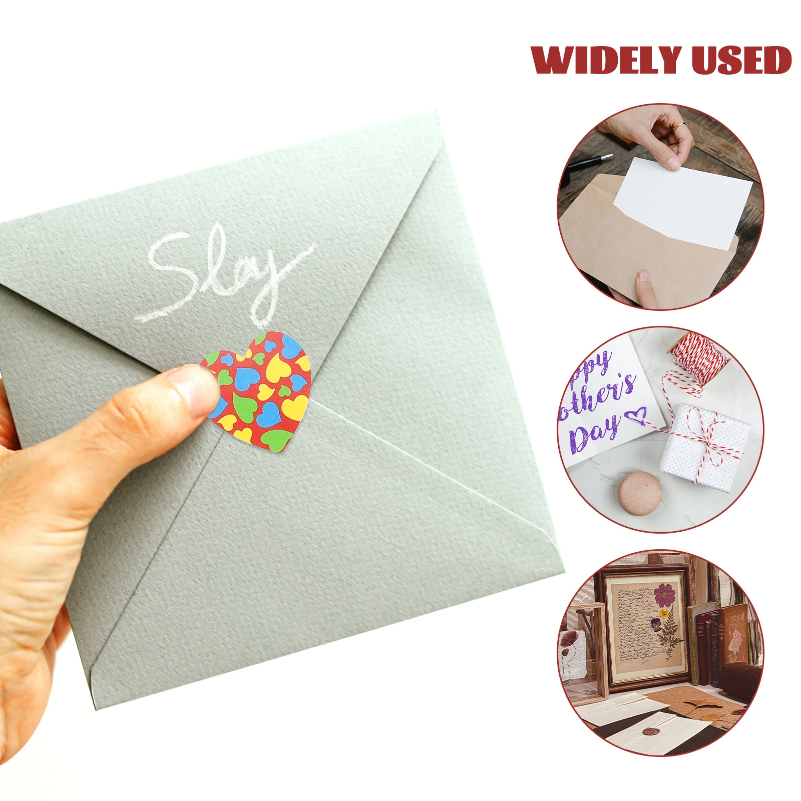 Valentine's Day Stickers 5 Rolls Self Adhesive Sealing for Party Gift Wedding Paper Heart Decoration Bright Colors
Valentine's Day Stickers 5 Rolls Self Adhesive Sealing for Party Gift Wedding Paper Heart Decoration Bright Colors