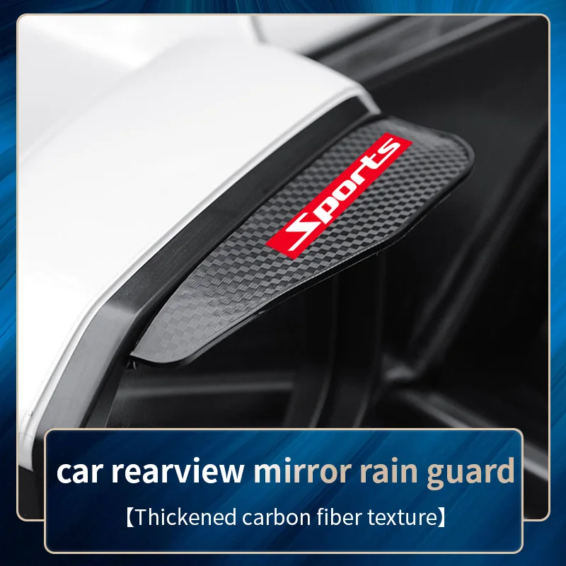 Car rearview mirror rain eyebrow carbon fiber rain shield sports red background reflective reverse mirror for rain protection
Car rearview mirror rain eyebrow carbon fiber rain shield sports red background reflective reverse mirror for rain protection