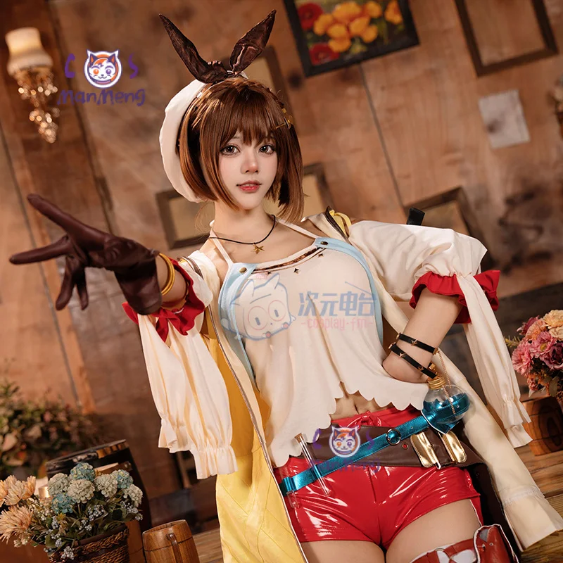 Atelier Ryza: Ever Darkness & the Secret Hideout Ryza Cosplay Reisalin Stout Costume Halloween Fashion Uniform Wig Woman Set
Atelier Ryza: Ever Darkness & the Secret Hideout Ryza Cosplay Reisalin Stout Costume Halloween Fashion Uniform Wig Woman Set