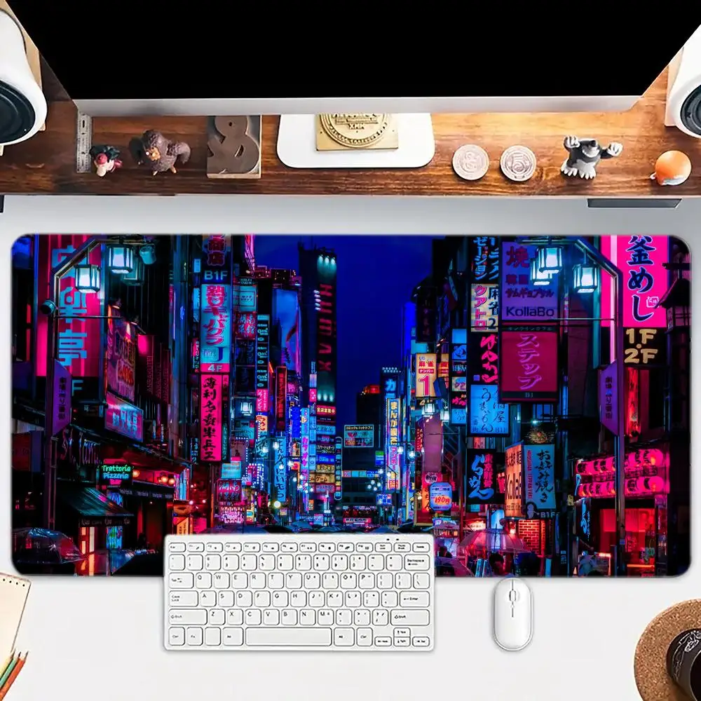 HD Japanese Street Design Mouse Pad Large mouse pad, desk pad, anti slip base, washable for office and home use
HD Japanese Street Design Mouse Pad Large mouse pad, desk pad, anti slip base, washable for office and home use