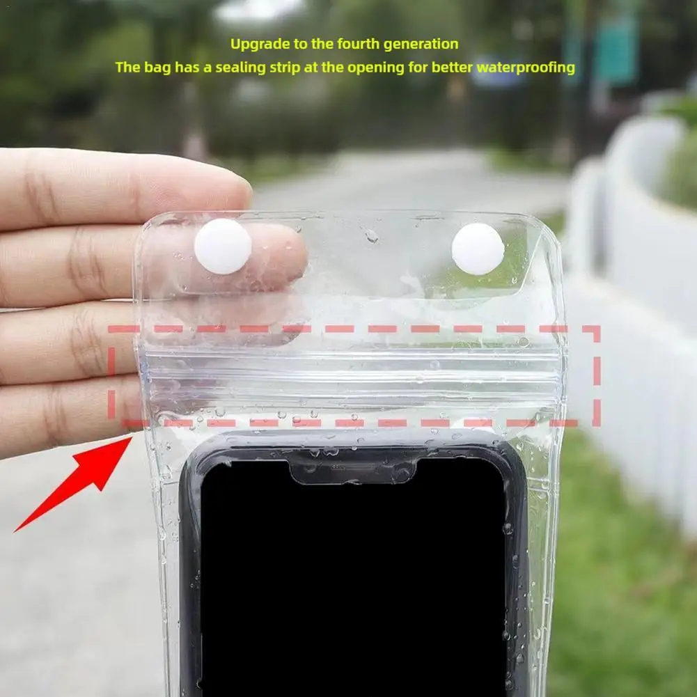 Simple Style Transparent Thickened Mobile Phone Bag Suitable for Rider Waterproof Phone Touchable Screen Used for Charging N EWW
Simple Style Transparent Thickened Mobile Phone Bag Suitable for Rider Waterproof Phone Touchable Screen Used for Charging N EWW