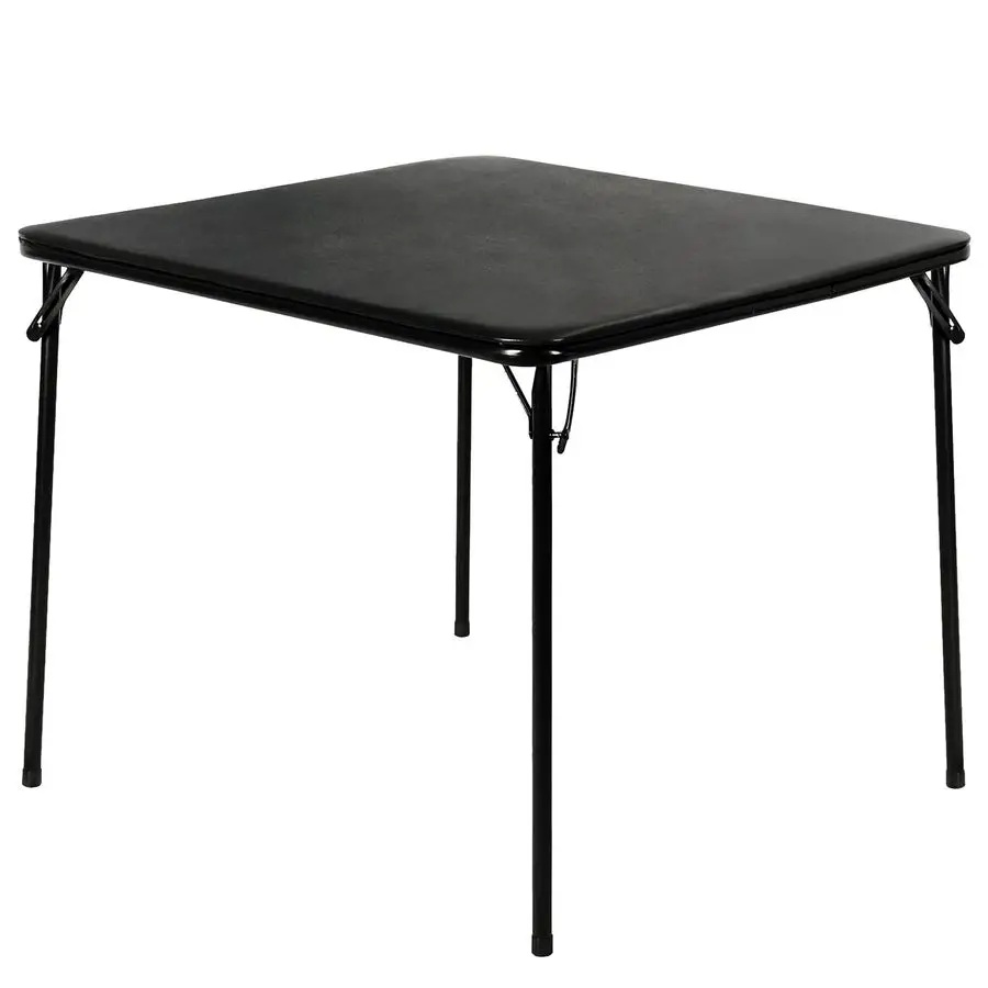 34 Folding Card Table Square with Soft Padded Tabletop, Portable for Dining Room, Parties, Games, Puzzles, Black
34 Folding Card Table Square with Soft Padded Tabletop, Portable for Dining Room, Parties, Games, Puzzles, Black