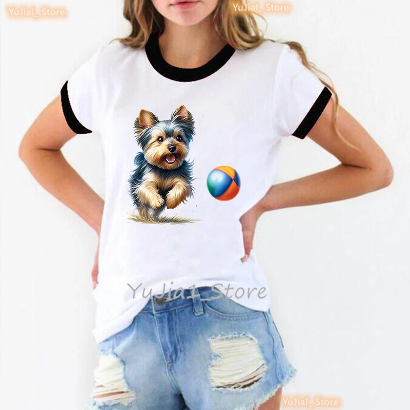 Watercolor Yorkshire Terrier Animal Printed Tshirt Girls Funny T Shirt Women Harajuku Kawaii Clothes Summer Fashion T-Shirt
Watercolor Yorkshire Terrier Animal Printed Tshirt Girls Funny T Shirt Women Harajuku Kawaii Clothes Summer Fashion T-Shirt