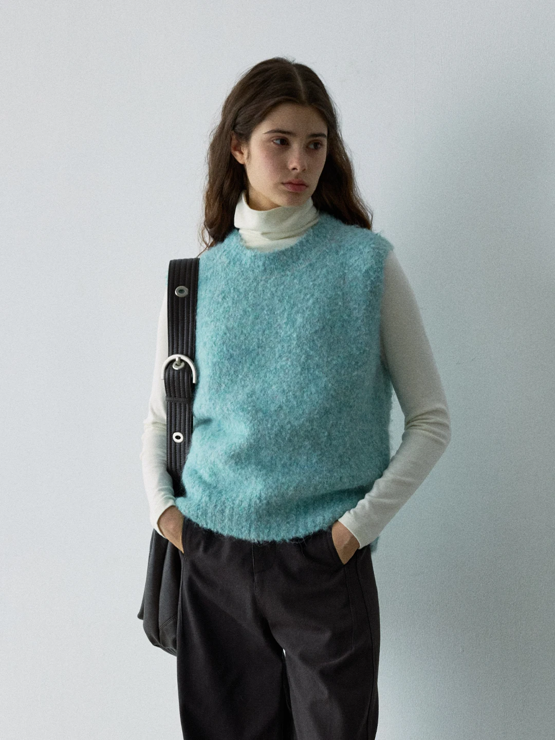 Женский шерстяной вязаный жилет без рукавов, круглый свитер, осень-зима, Новое поступление, бренд Noon, прямой крой, для поездок на работу, Sle
Женский шерстяной вязаный жилет без рукавов, круглый свитер, осень-зима, Новое поступление, бренд Noon, прямой крой, для поездок на работу, Sle