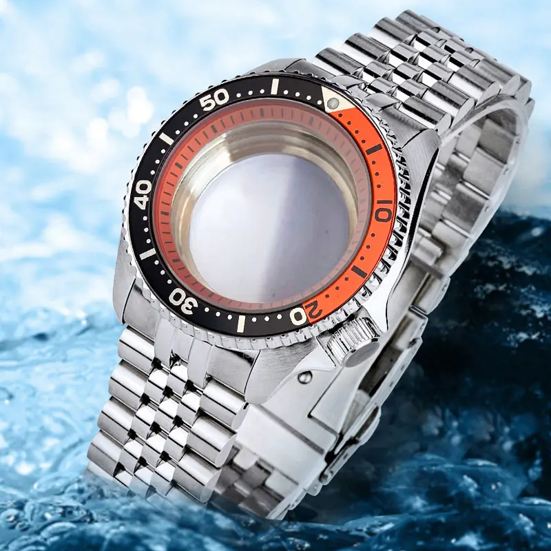 SKX007 Style 41mm Steel Watch Case Bracelet 20ATM Transparent Back 3.8 Crown Sapphire Fit NH35 NH36 NH38 NH34 Movement Watch Par
SKX007 Style 41mm Steel Watch Case Bracelet 20ATM Transparent Back 3.8 Crown Sapphire Fit NH35 NH36 NH38 NH34 Movement Watch Par