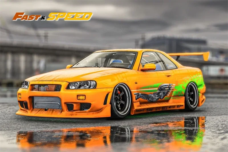 Fast Speed FS 1:64 Skyline Z-Tune High Wing FNF Amber Orange limited999 Model Car
Fast Speed FS 1:64 Skyline Z-Tune High Wing FNF Amber Orange limited999 Model Car