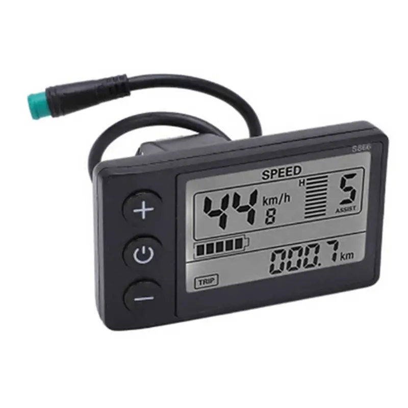 NEW HOT In Stock-24V 36V 48V 60V Waterproof LCD Display S866 Controller Panel Dashboard Electric Bike Display For Electric Scoot
NEW HOT In Stock-24V 36V 48V 60V Waterproof LCD Display S866 Controller Panel Dashboard Electric Bike Display For Electric Scoot