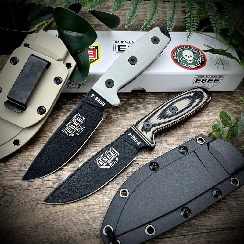 ESEE4 Нож с фиксированным лезвием G10 Ручка D2 Лезвие для выживания в кемпинге Портативный высококачественный универсальный нож с ножнами из кайдекса
ESEE4 Нож с фиксированным лезвием G10 Ручка D2 Лезвие для выживания в кемпинге Портативный высококачественный универсальный нож с ножнами из кайдекса