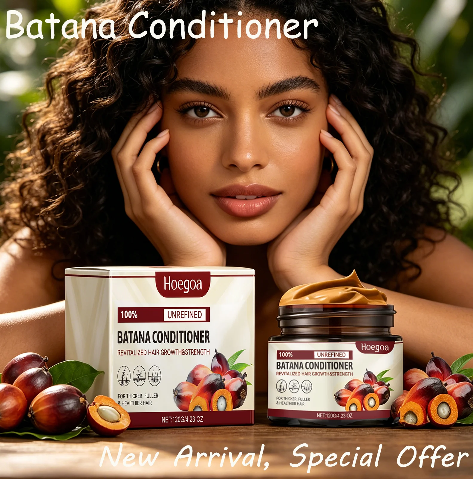 HOEGOA 120G Batana Conditioner Rich In Nutrients Promotes Hair Growth Deeply Nourishes Long-Lasting Moisturizing Conditioner
HOEGOA 120G Batana Conditioner Rich In Nutrients Promotes Hair Growth Deeply Nourishes Long-Lasting Moisturizing Conditioner