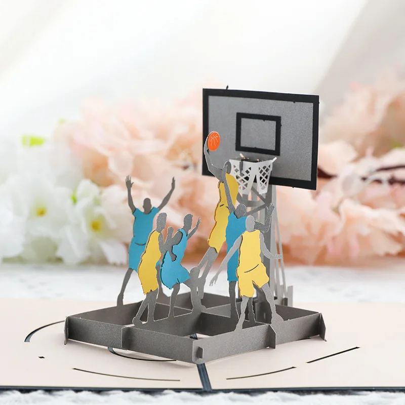 Father's Day Three-dimensional Greeting Card Creative Gift To Dad Basketball Paper Carving Blessing Message Card
Father's Day Three-dimensional Greeting Card Creative Gift To Dad Basketball Paper Carving Blessing Message Card