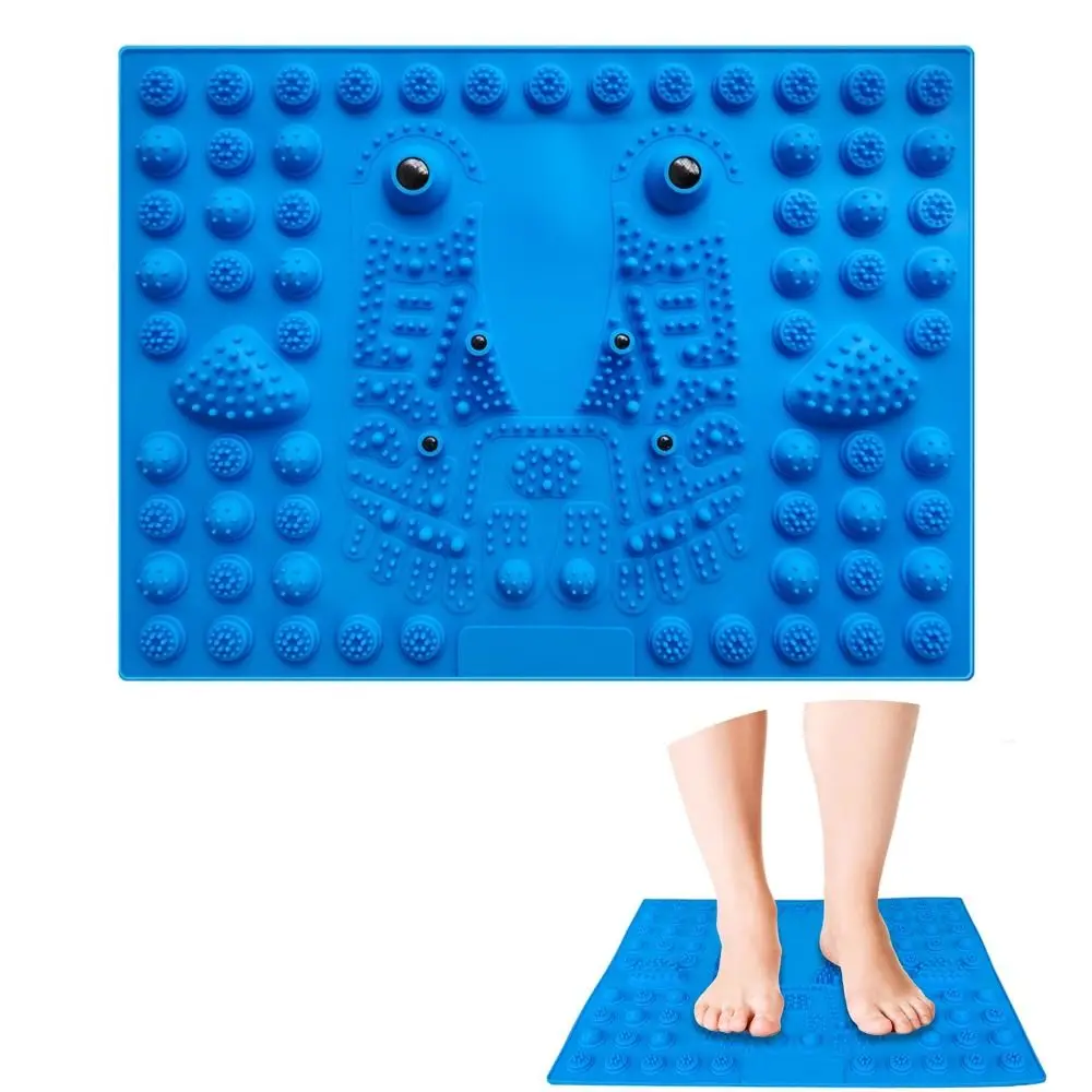 With 6 Magnetic Beads Acupressure Foot Massage Mat Pressure Relief Improved Circulation Feet Massage Pad
With 6 Magnetic Beads Acupressure Foot Massage Mat Pressure Relief Improved Circulation Feet Massage Pad