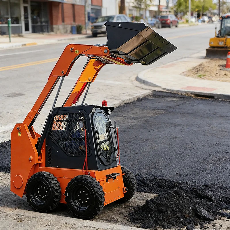 Customized Tracked Skid Steer Loader All Terrain Mini Crawler Loader Stable Small Skid Loader for Rough Construction Farm Sites
Customized Tracked Skid Steer Loader All Terrain Mini Crawler Loader Stable Small Skid Loader for Rough Construction Farm Sites